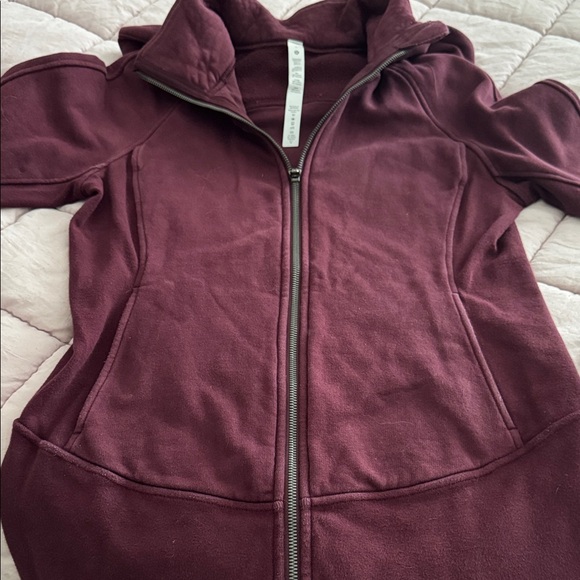 lululemon athletica Maroon Cowl Neck Sweater - Picture 3 of 8